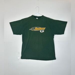 Vintage NFL Green Bay Packers Football T-Shirt Green Logo 7 Men’s Size XL 1990s
